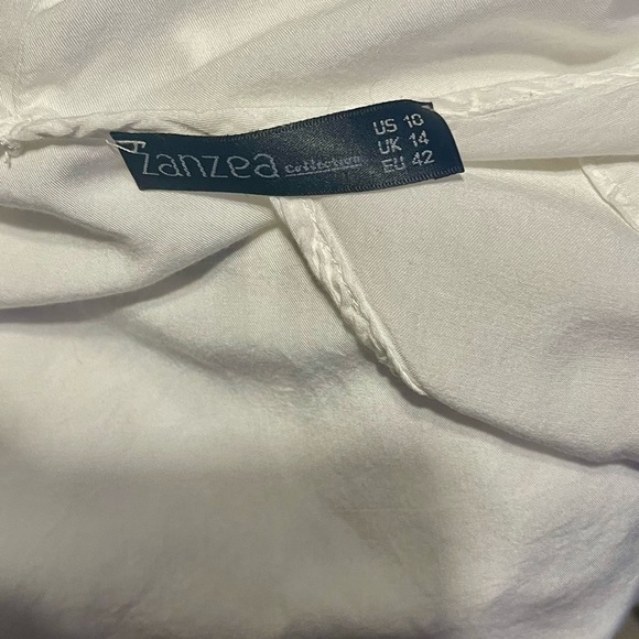 Zanzea Flowing White A-Line Skirt - Picture 5 of 6